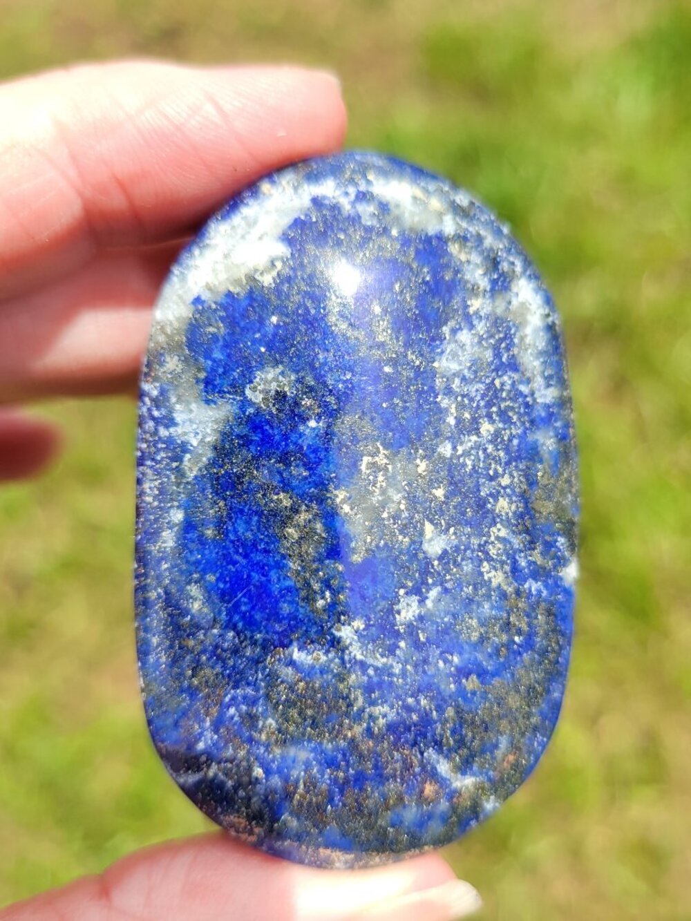 Lapus Lazuli Palm Stone (LL062)
